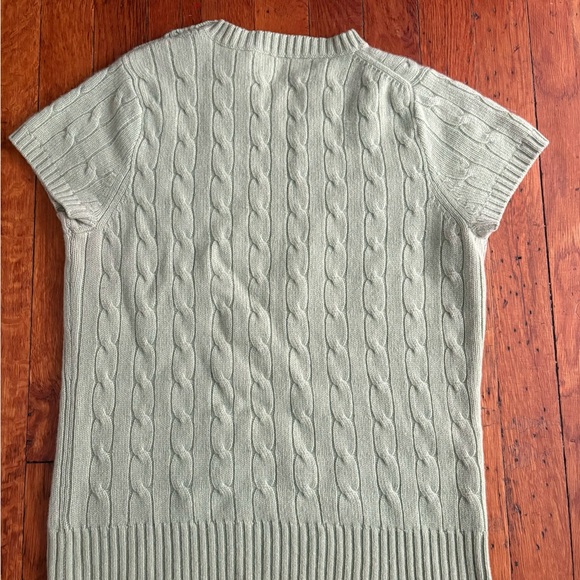 J.Crew Women's Cable Knit Sweater - Avocado Green medium - Picture 3 of 3